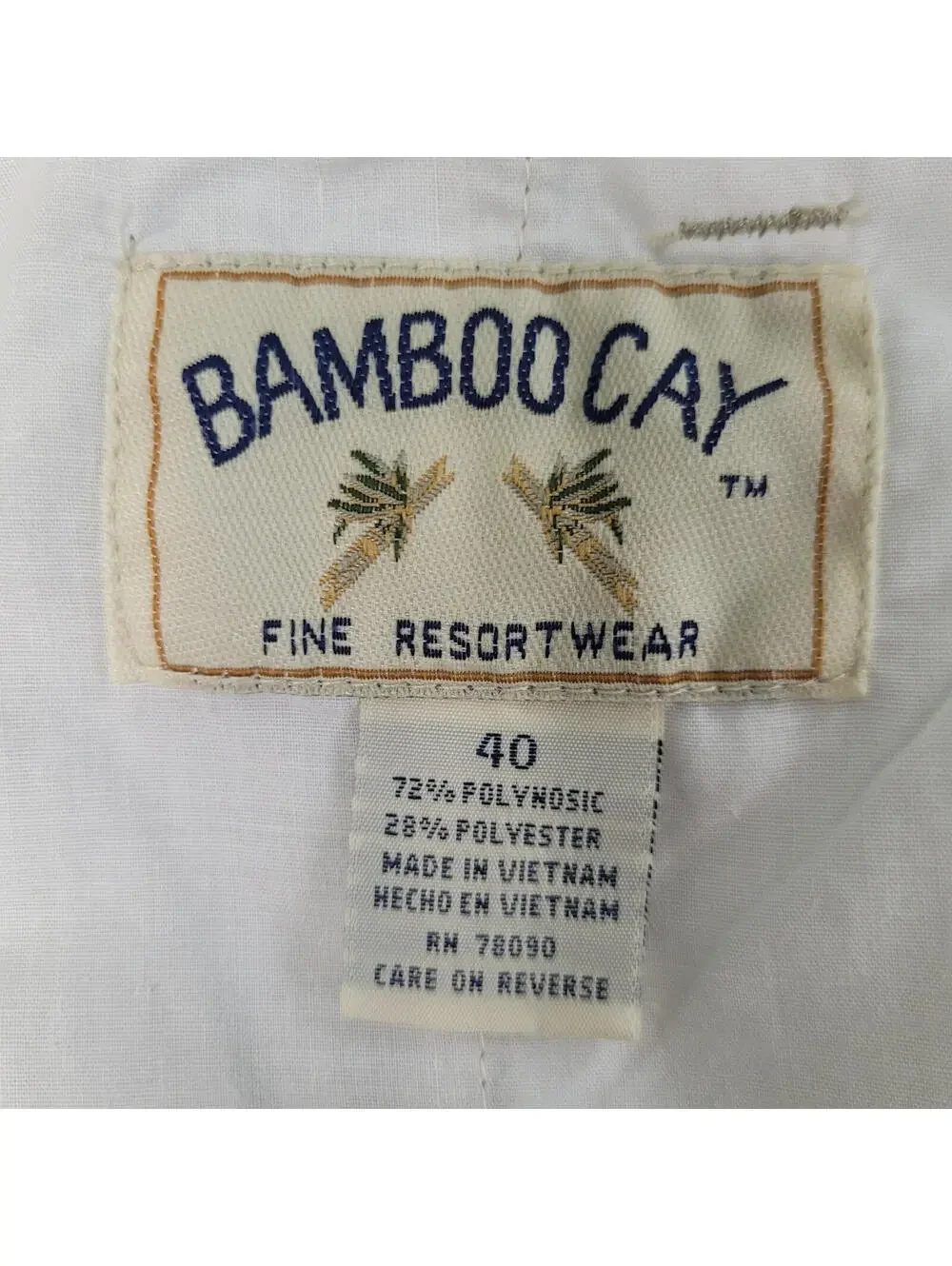 Bamboo Cay Mens Shorts Size 40 Pleated Resort Khaki Beige Chino Fine Resort Wear - Picture 8 of 9